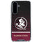 Florida State University Pattern Jersey Galaxy A36 5G Clear Case