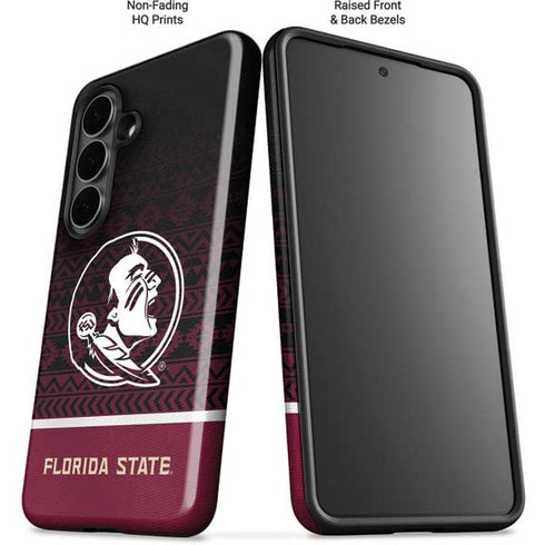 Florida State University Pattern Jersey Galaxy S26 Impact Case