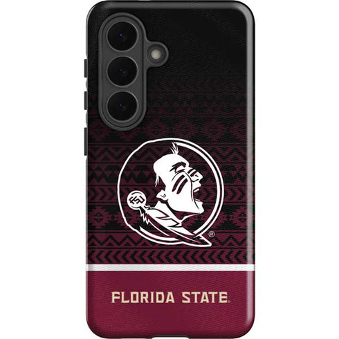 Florida State University Pattern Jersey Galaxy S26 Plus Impact Case