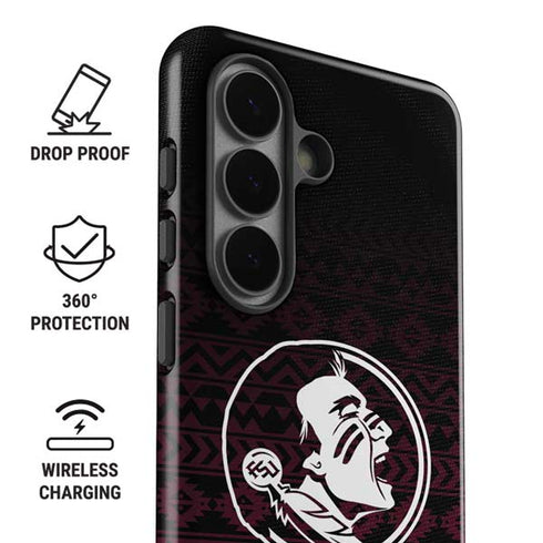 Florida State University Pattern Jersey Galaxy S26 Plus Impact Case