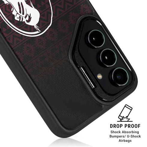 Florida State University Pattern Jersey Galaxy S26 Plus Kickstand Case