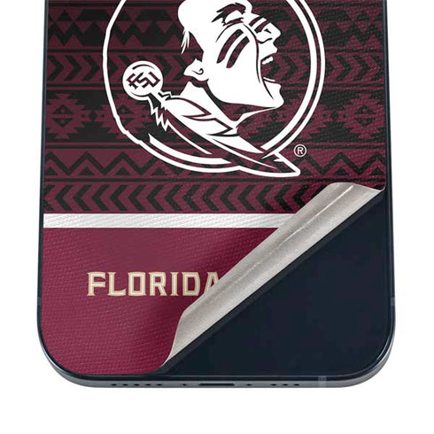 Florida State University Pattern Jersey iPhone 16 Skin
