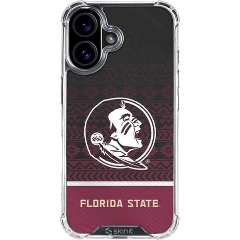 Florida State University Pattern Jersey iPhone 17 Clear Case