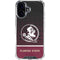 Florida State University Pattern Jersey iPhone 17 Clear Case