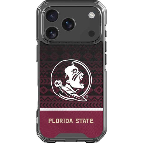 Florida State University Pattern Jersey iPhone 18 Pro Clear Case