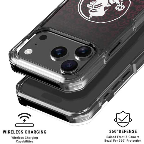 Florida State University Pattern Jersey iPhone 18 Pro Clear Case