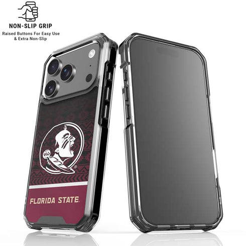 Florida State University Pattern Jersey iPhone 18 Pro Clear Case