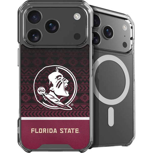 Florida State University Pattern Jersey iPhone 18 Pro MagSafe Case