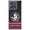 Florida State University Pattern Jersey Moto G Stylus 5G (2025) Clear Case