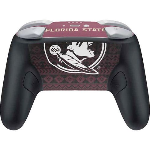 Florida State University Pattern Jersey Nintendo Switch 2 (2025) Pro Controller Skin