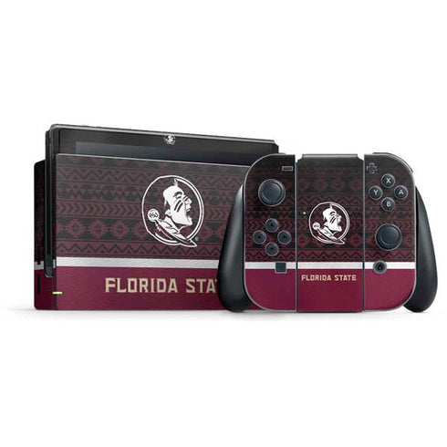 Florida State University Pattern Jersey Nintendo Skins