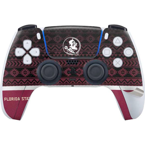 Florida State University Pattern Jersey PS5 Pro Disk Bundle Skin