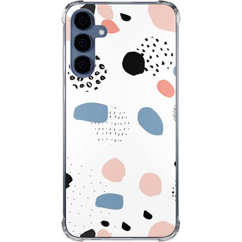 Patterned Dots Galaxy A55 5G Clear Case
