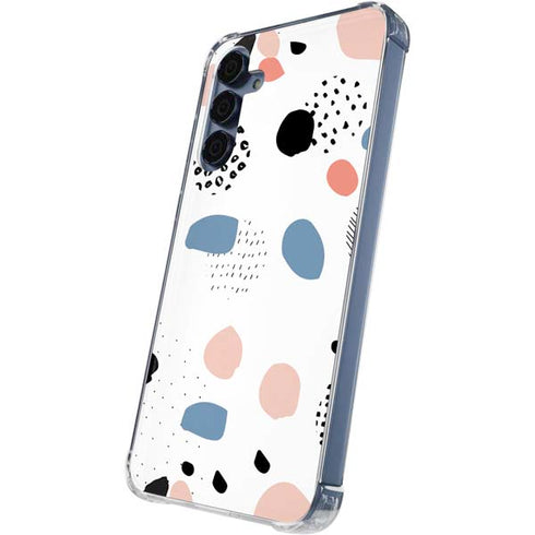 Patterned Dots Galaxy A55 5G Clear Case