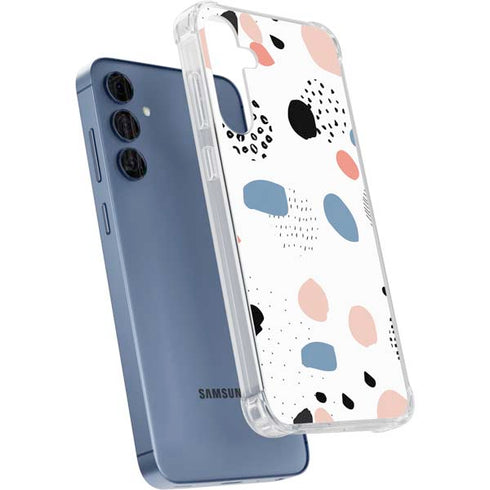 Patterned Dots Galaxy A55 5G Clear Case