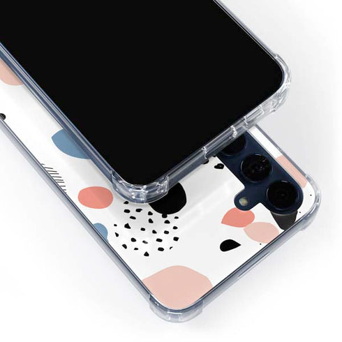 Patterned Dots Galaxy A55 5G Clear Case