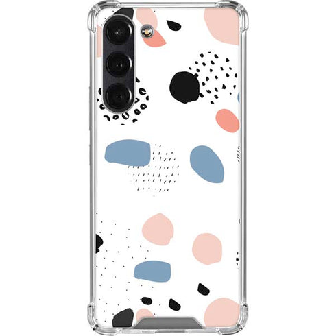 Patterned Dots Galaxy S24 FE Clear Case