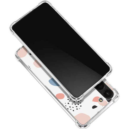 Patterned Dots Galaxy S24 FE Clear Case