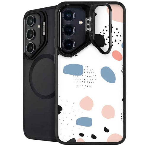 Patterned Dots Galaxy S25 Kickstand Case