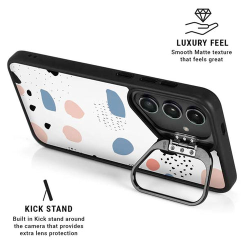 Patterned Dots Galaxy S25 Plus Kickstand Case
