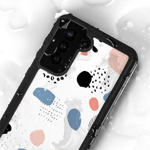 Patterned Dots Galaxy S24 Plus Waterproof Case