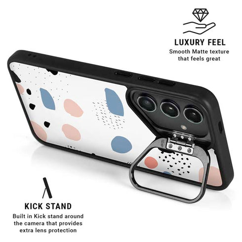 Patterned Dots Galaxy S25 Ultra Kickstand Case