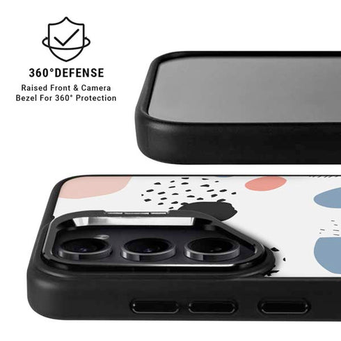 Patterned Dots Galaxy S25 Ultra Kickstand Case