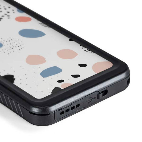 Patterned Dots Galaxy S24 Waterproof Case