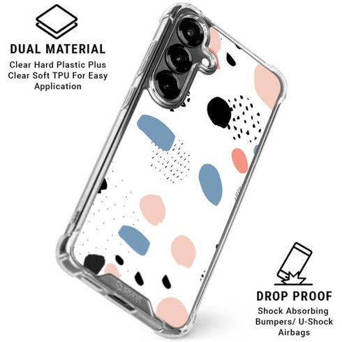 Patterned Dots Galaxy S26 Clear Case