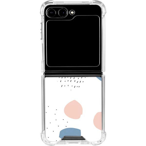 Patterned Dots Galaxy Z Flip6 Clear Case