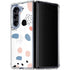 Patterned Dots Galaxy Z Fold5 5G Clear Case