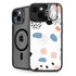 Patterned Dots iPhone 15 Plus Kickstand Case