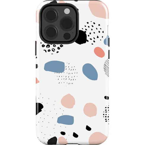 Patterned Dots iPhone 15 Pro Impact Case