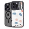 Patterned Dots iPhone 15 Pro Max Kickstand Case