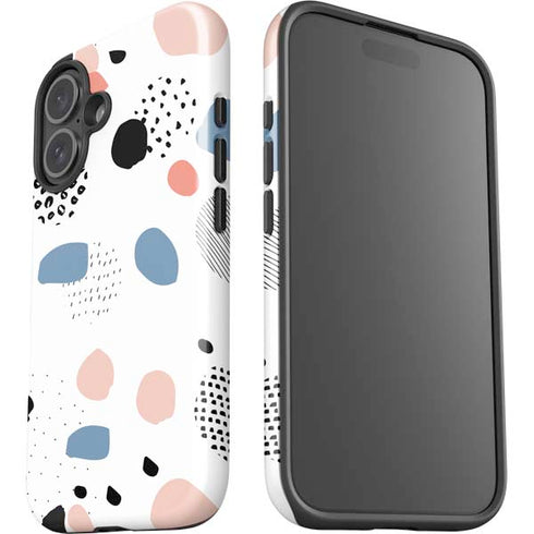 Patterned Dots iPhone 16 Impact Case
