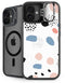 Patterned Dots iPhone 16 Kickstand Case