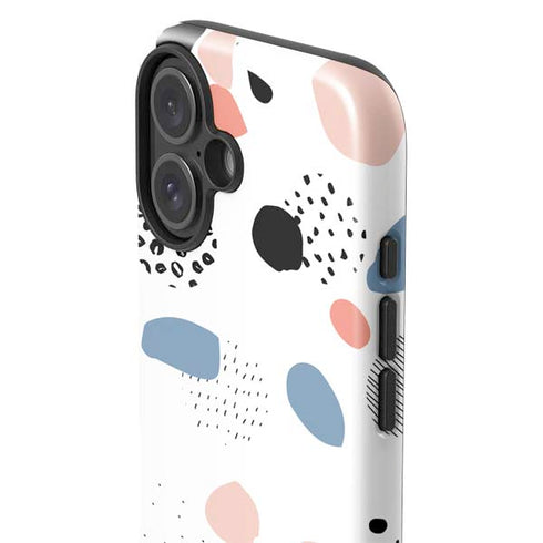 Patterned Dots iPhone 16 Plus Impact Case