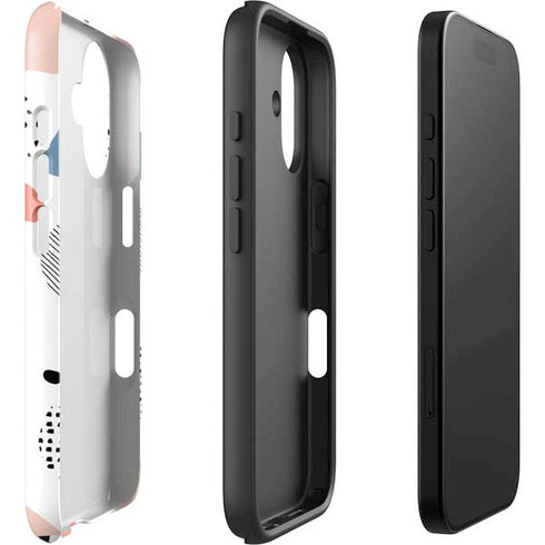 Patterned Dots iPhone 16 Plus Impact Case