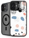 Patterned Dots iPhone 16 Plus Kickstand Case