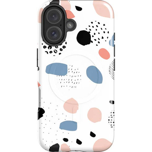 Patterned Dots iPhone 16 Plus Magsafe Impact Case