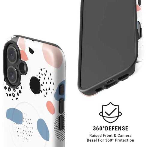 Patterned Dots iPhone 16 Plus Magsafe Impact Case