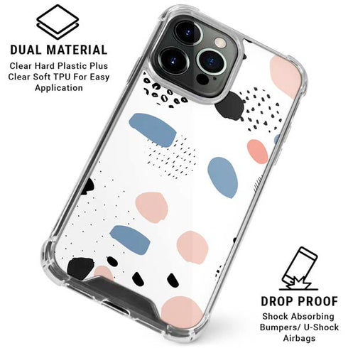 Patterned Dots iPhone 16 Pro Clear Case
