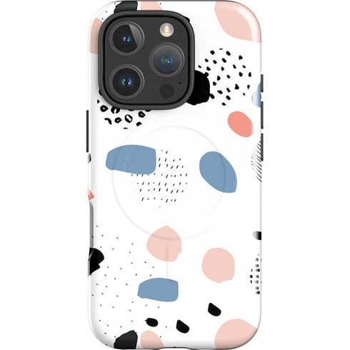 Patterned Dots iPhone 16 Pro Magsafe Impact Case