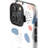 Patterned Dots iPhone 16 Pro Max Impact Case