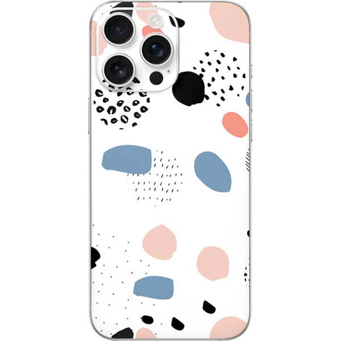 Patterned Dots iPhone 16 Pro Max Skin