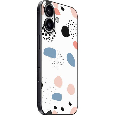 Patterned Dots iPhone 16 Skin