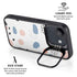 Patterned Dots iPhone 16e Kickstand Case