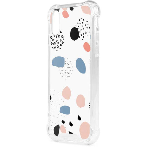 Patterned Dots iPhone XS Clear Case