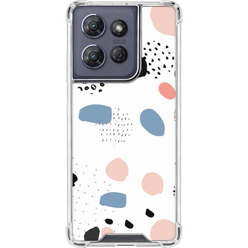 Patterned Dots Moto G Power 5G (2025) Clear Case