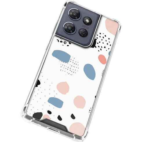Patterned Dots Moto G Power 5G (2025) Clear Case